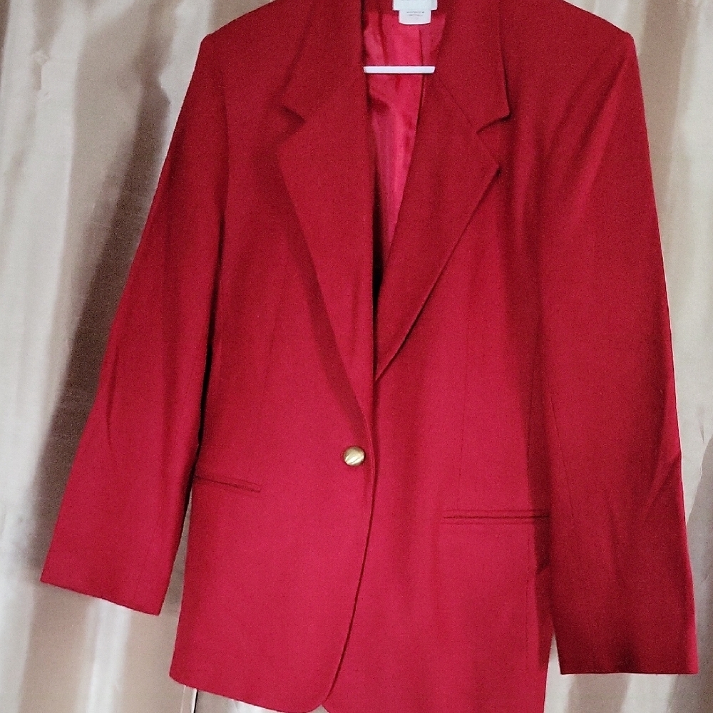 Women's Red Blazer